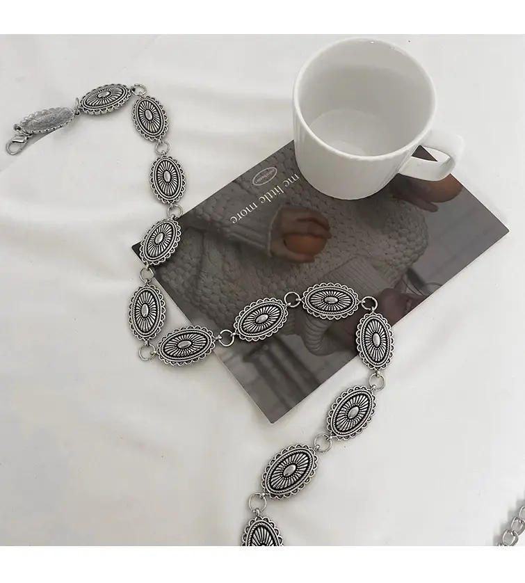 Black Belt Belt 2024 New All-match Jeans Accessories High-end Niche Design Waist Chain Trendy β feature 22