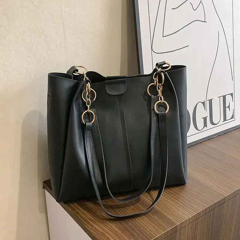 Korean Style Brown Tote Bag 2023 Autumn New - Image 7