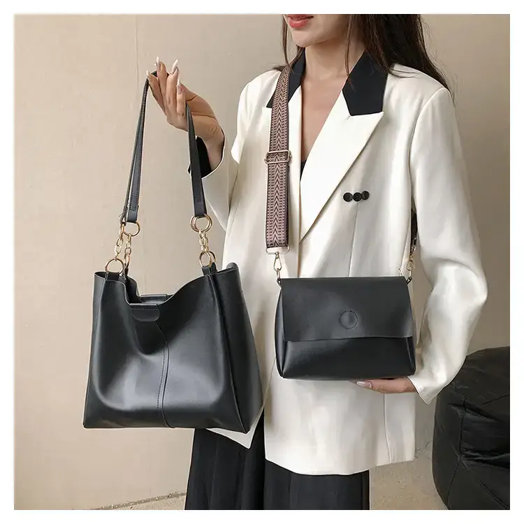Korean Style Brown Tote Bag 2023 Autumn New — feature 17