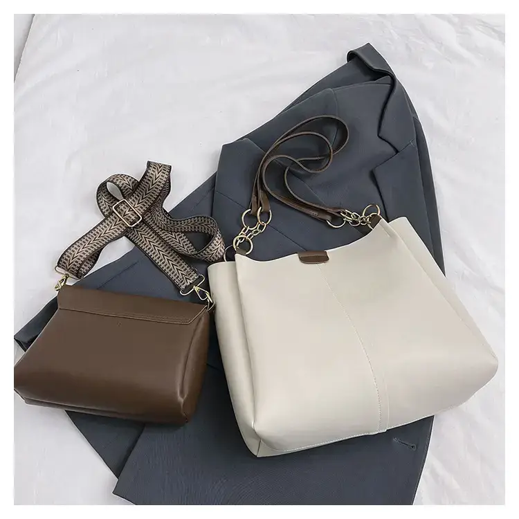 Korean Style Brown Tote Bag 2023 Autumn New — feature 22