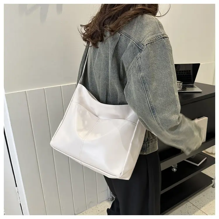 Korean Style Soft Leather Tote Bag Brown 2023 — feature 19