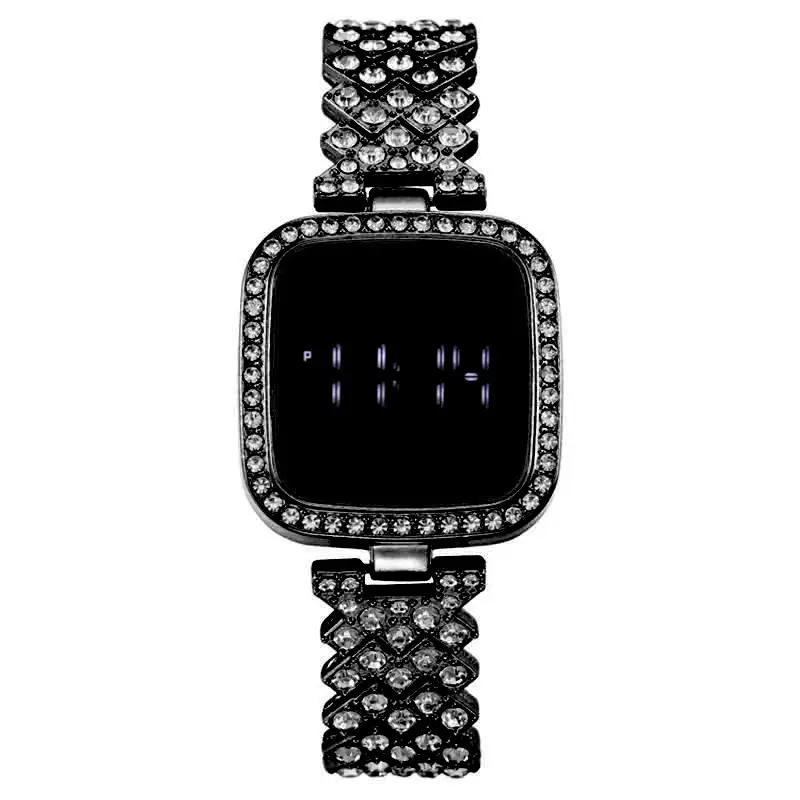 Luxury Diamond LED Touch Watch for Women — feature 1
