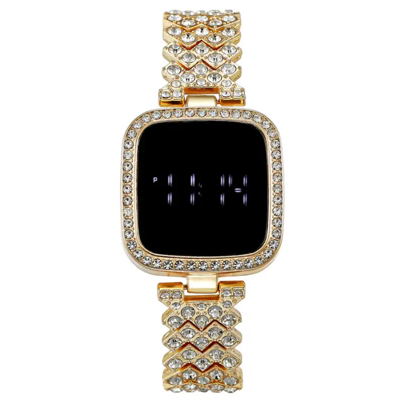Luxury Diamond LED Touch Watch for Women — feature 4