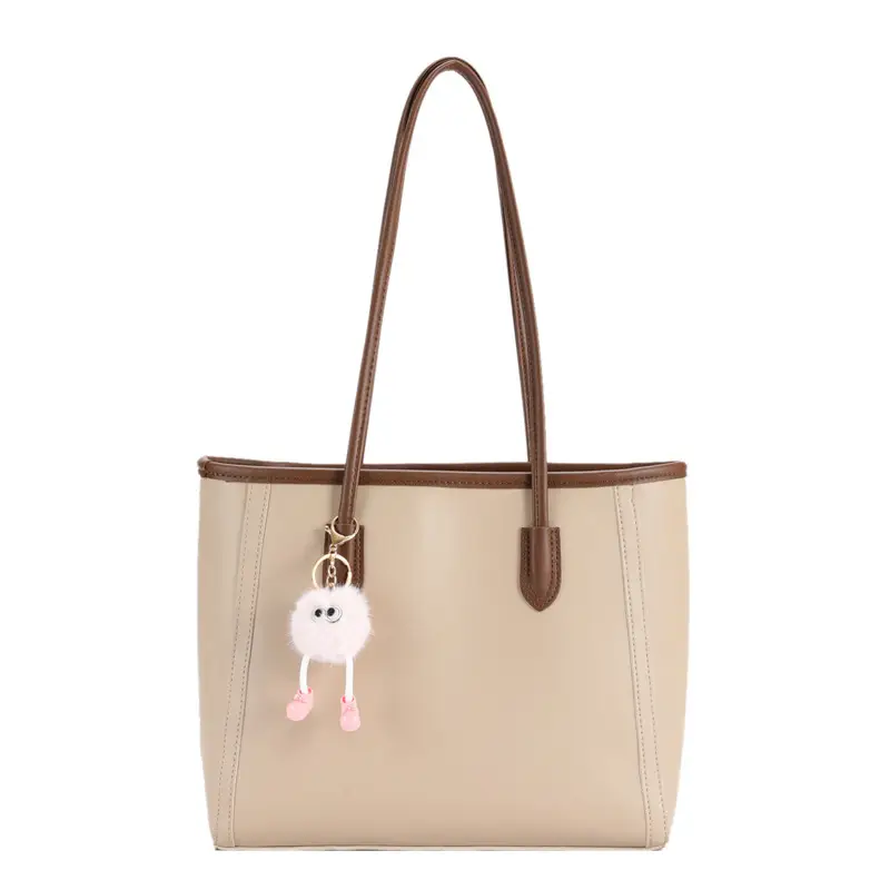 Women's Brown Leather Tote Bag Large Capacity 2023 - Image 13