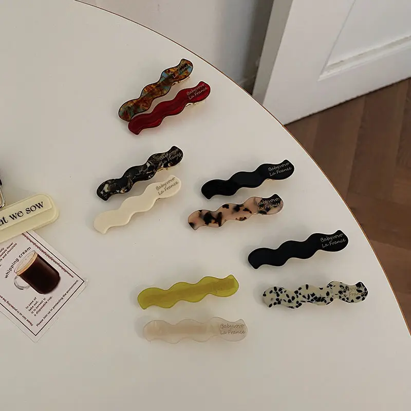 Leopard Print Acrylic Hairpins for Women — feature 9