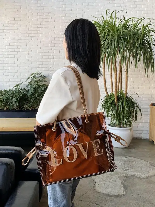 Transparent Jelly Korean Style Women's Shoulder Messenger Bag
