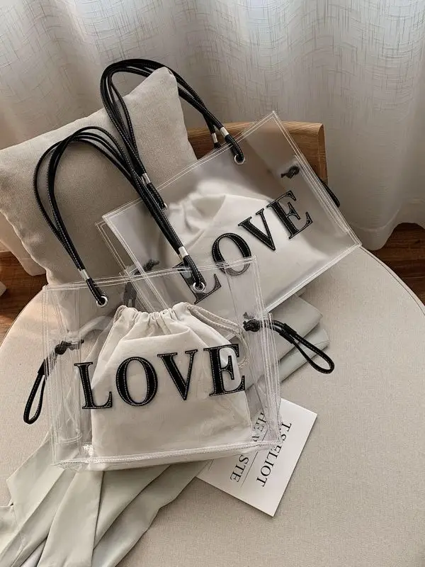 Transparent Jelly Korean Style Women's Shoulder Messenger Bag