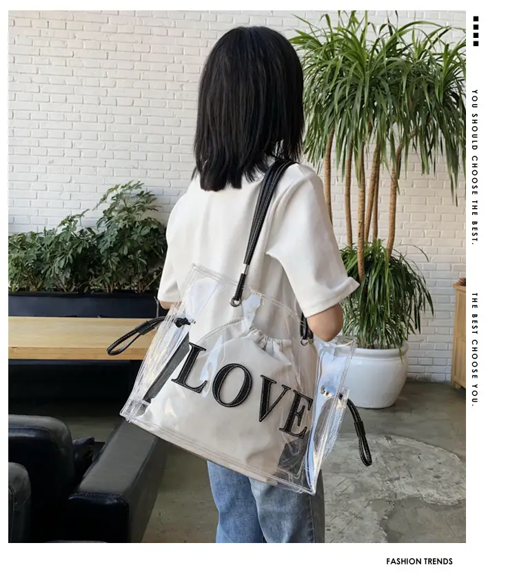 Transparent Jelly Korean Style Women's Shoulder Messenger Bag — feature 1