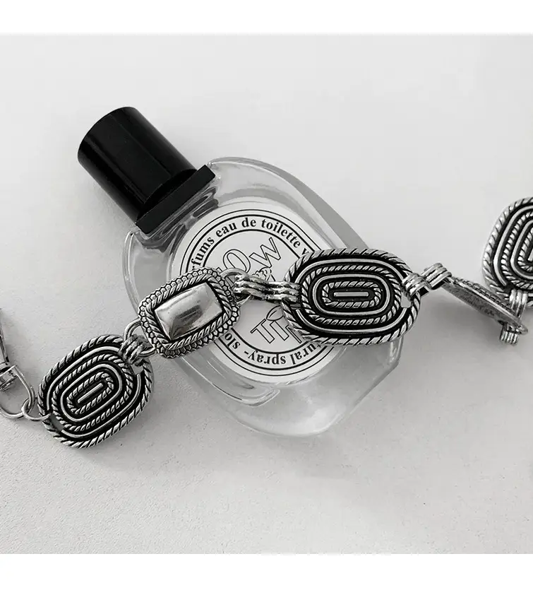 Retro Ethnic Silver Waist Chain Adjustable Belt — feature 23