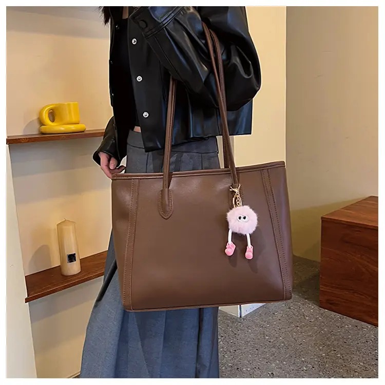 Women Korean Style Black Retro Tote Bag 2023 — feature 12