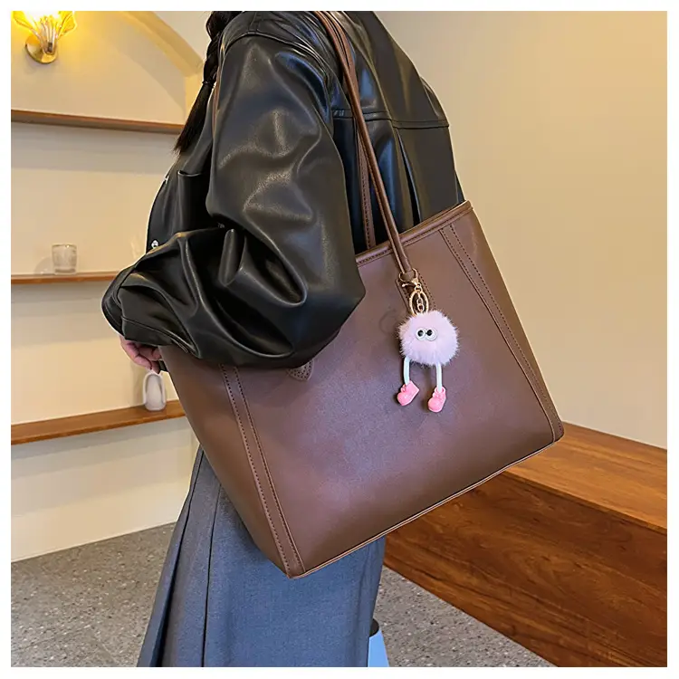 Women Korean Style Black Retro Tote Bag 2023 — feature 13