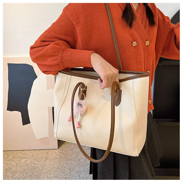 Women Korean Style Black Retro Tote Bag 2023 — feature 18
