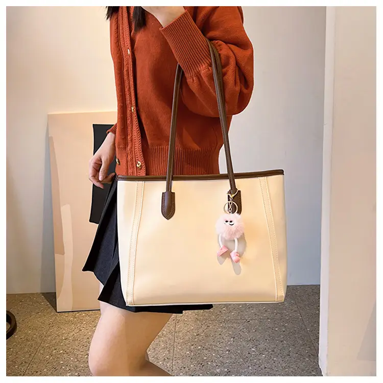 Women Korean Style Black Retro Tote Bag 2023 — feature 21
