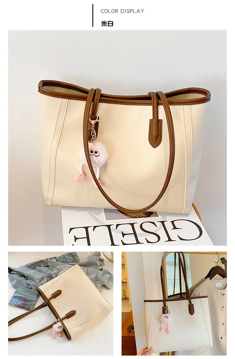 Women Korean Style Black Retro Tote Bag 2023 — feature 27