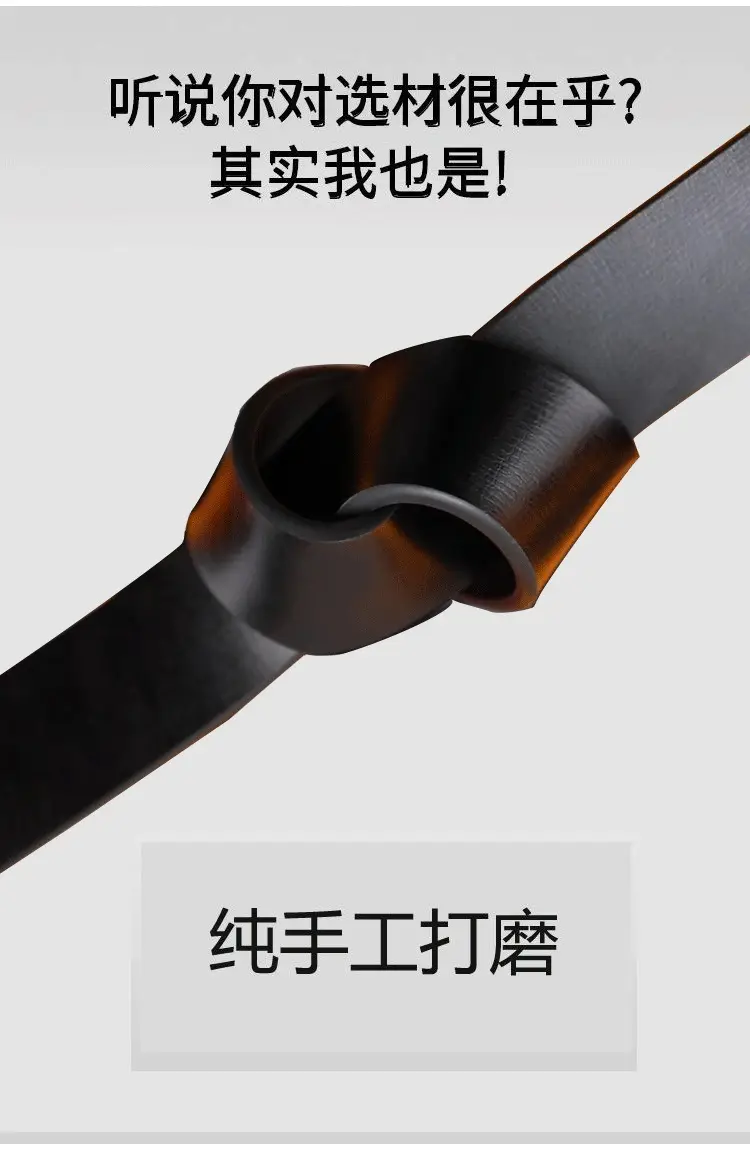 Men Genuine Leather Automatic Buckle Belt Black β feature 12