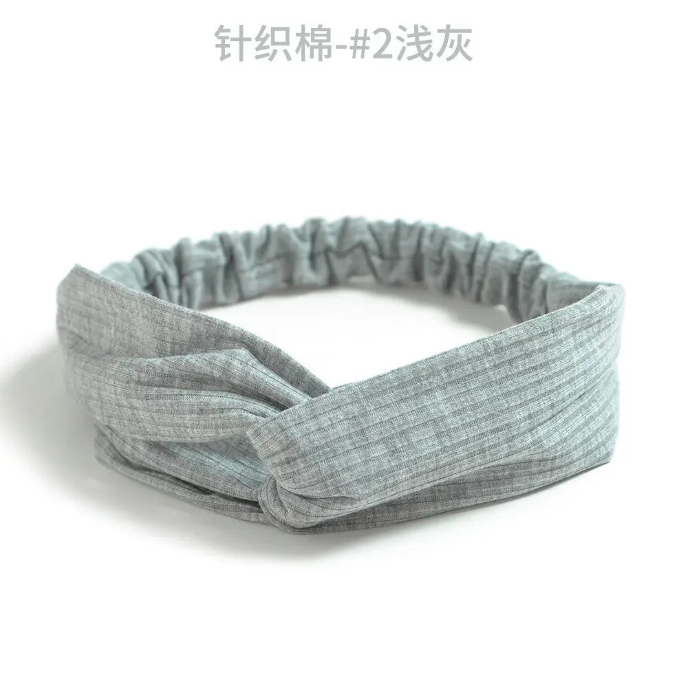 Knitted Green Elastic Headband for Women - Image 25