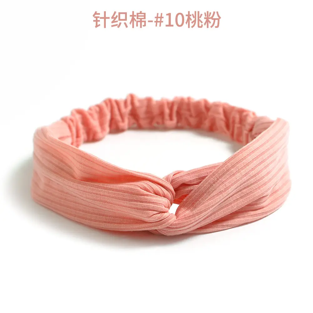 Knitted Green Elastic Headband for Women - Image 33