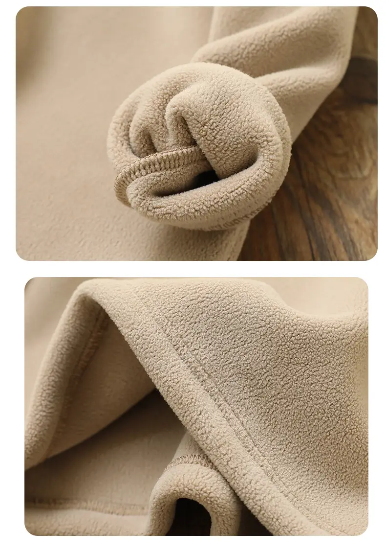 Boys Fleece Lined Half-Turtleneck Cream 2025 — feature 16