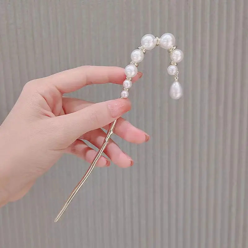 Ancient Flower Hairpin with Tassel & Chopsticks Set - Image 14