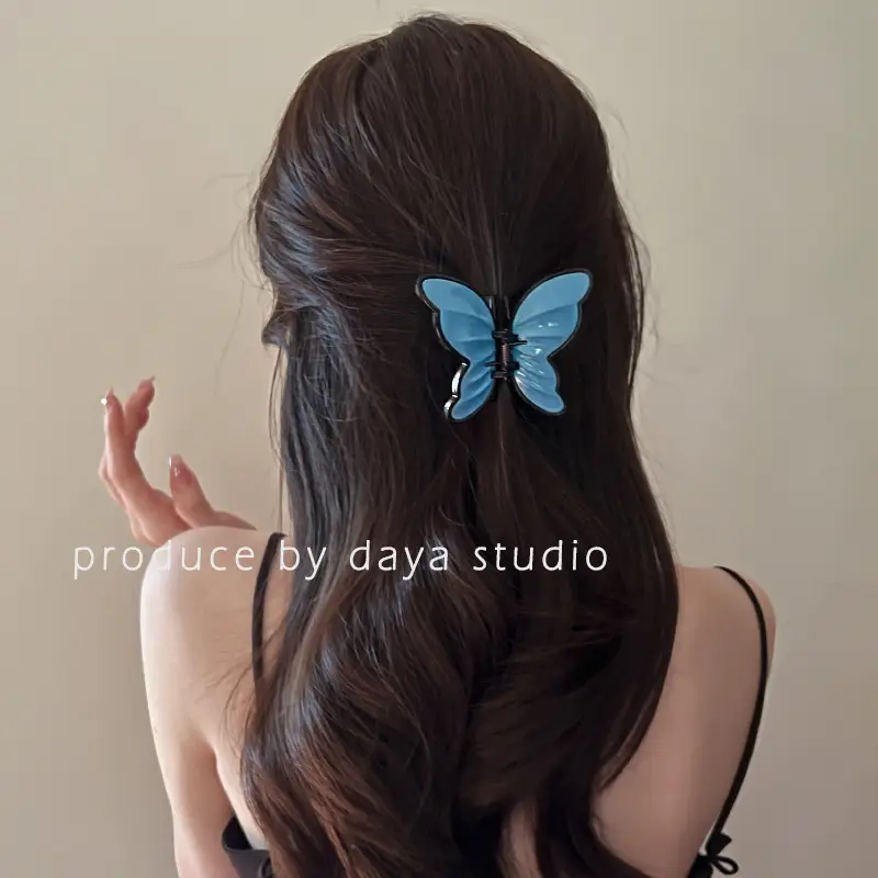Butterfly Hair Clip High-End Metal Fairy Elegant