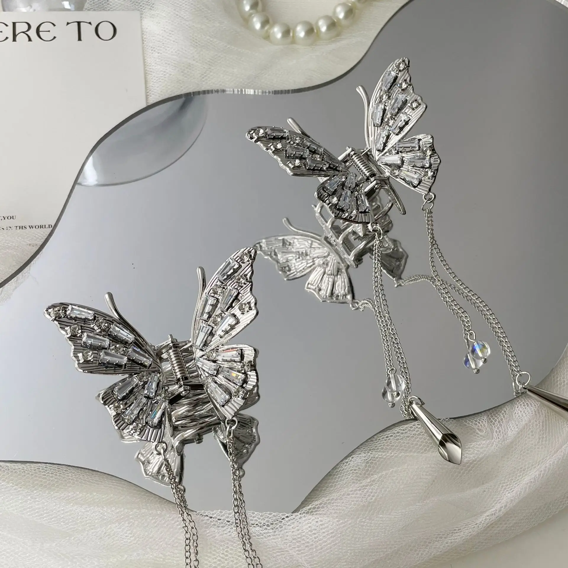 Butterfly Hair Clip High-End Metal Fairy Elegant — feature 20