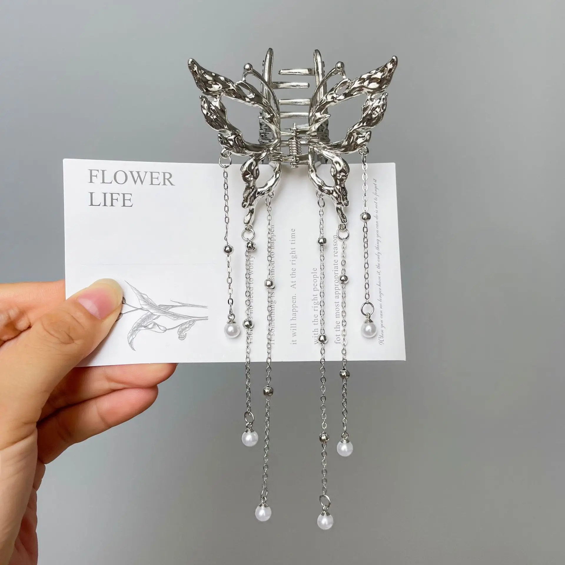 Butterfly Hair Clip High-End Metal Fairy Elegant — feature 24