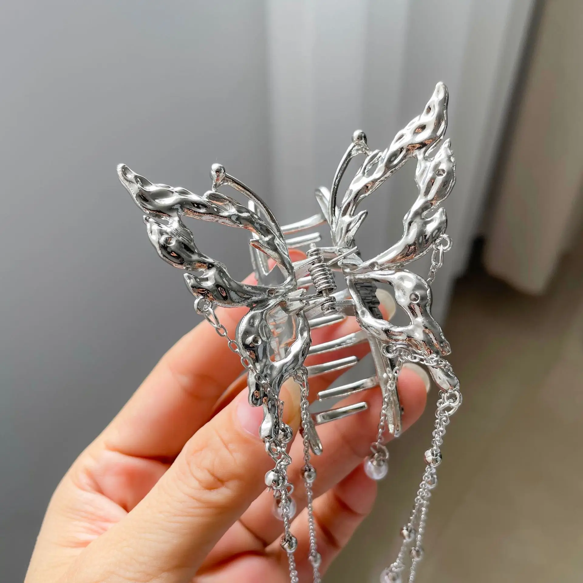 Butterfly Hair Clip High-End Metal Fairy Elegant — feature 25