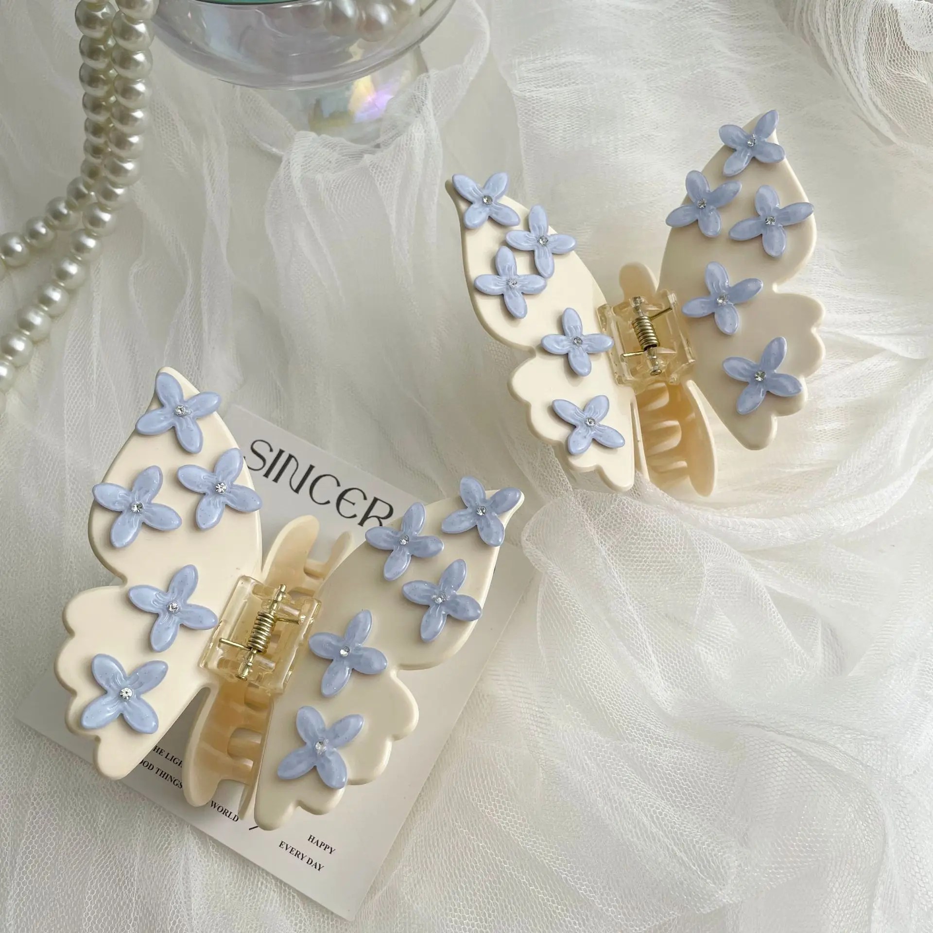 Butterfly Hair Clip High-End Metal Fairy Elegant — feature 27
