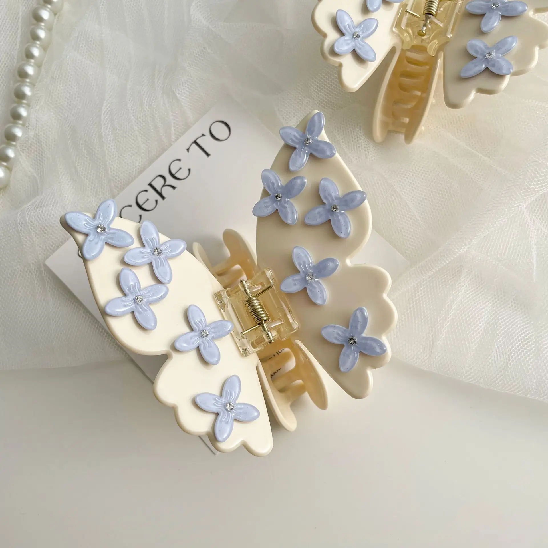 Butterfly Hair Clip High-End Metal Fairy Elegant — feature 28