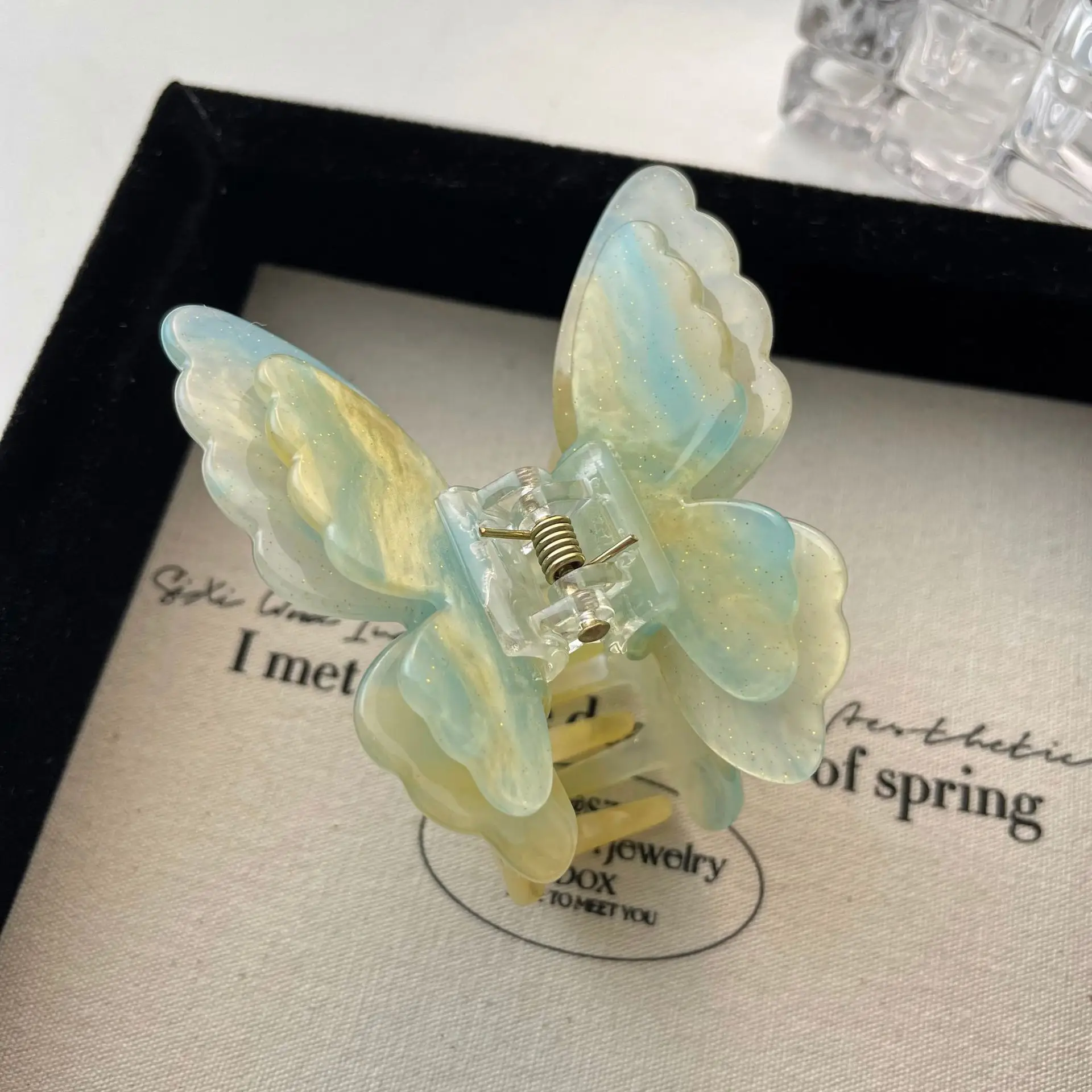 Butterfly Hair Clip High-End Metal Fairy Elegant — feature 34
