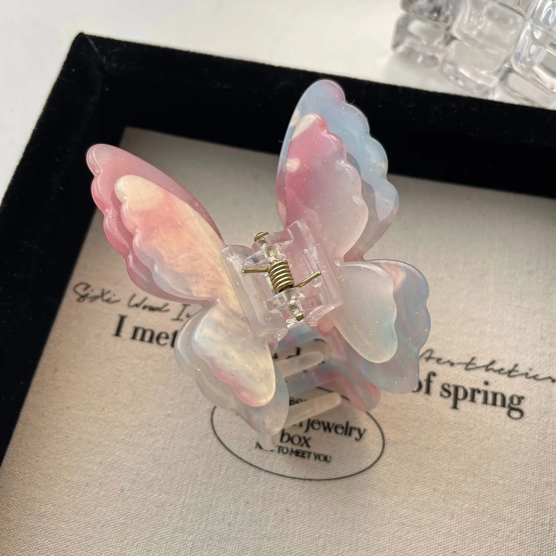 Butterfly Hair Clip High-End Metal Fairy Elegant — feature 35