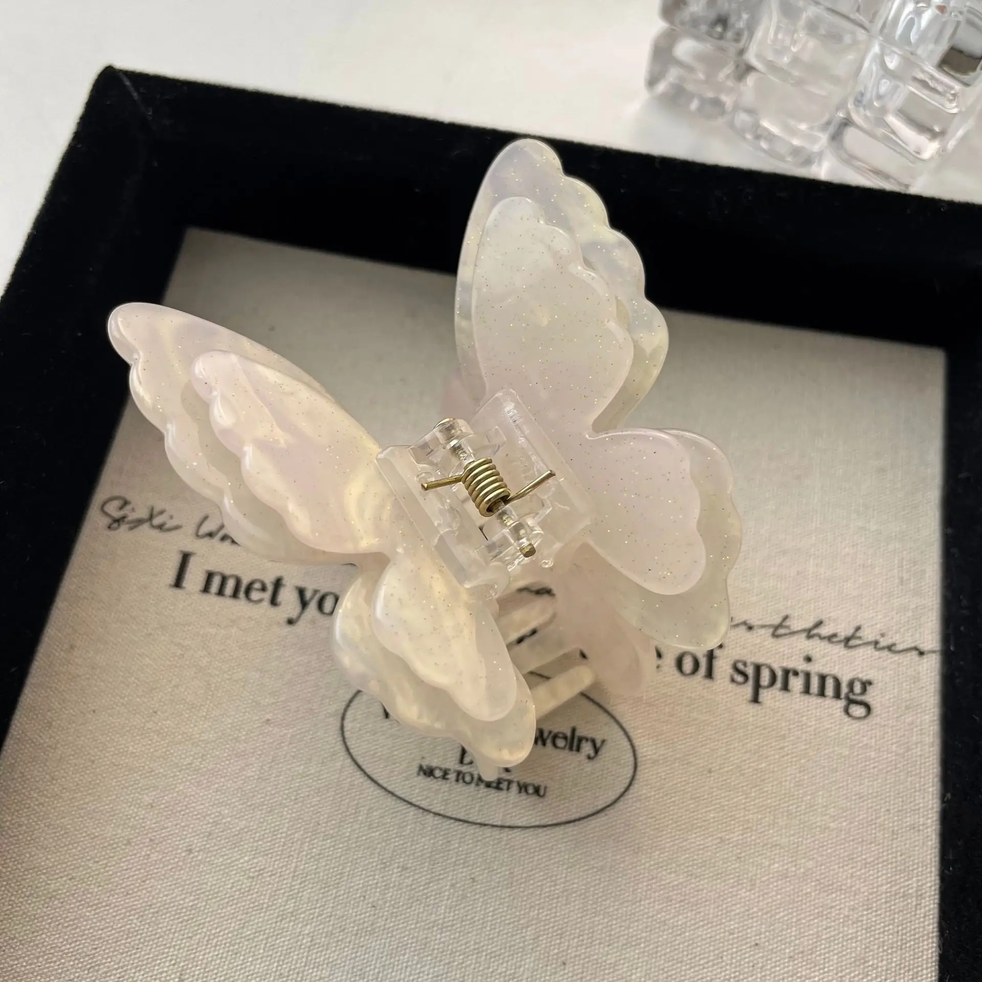 Butterfly Hair Clip High-End Metal Fairy Elegant — feature 37