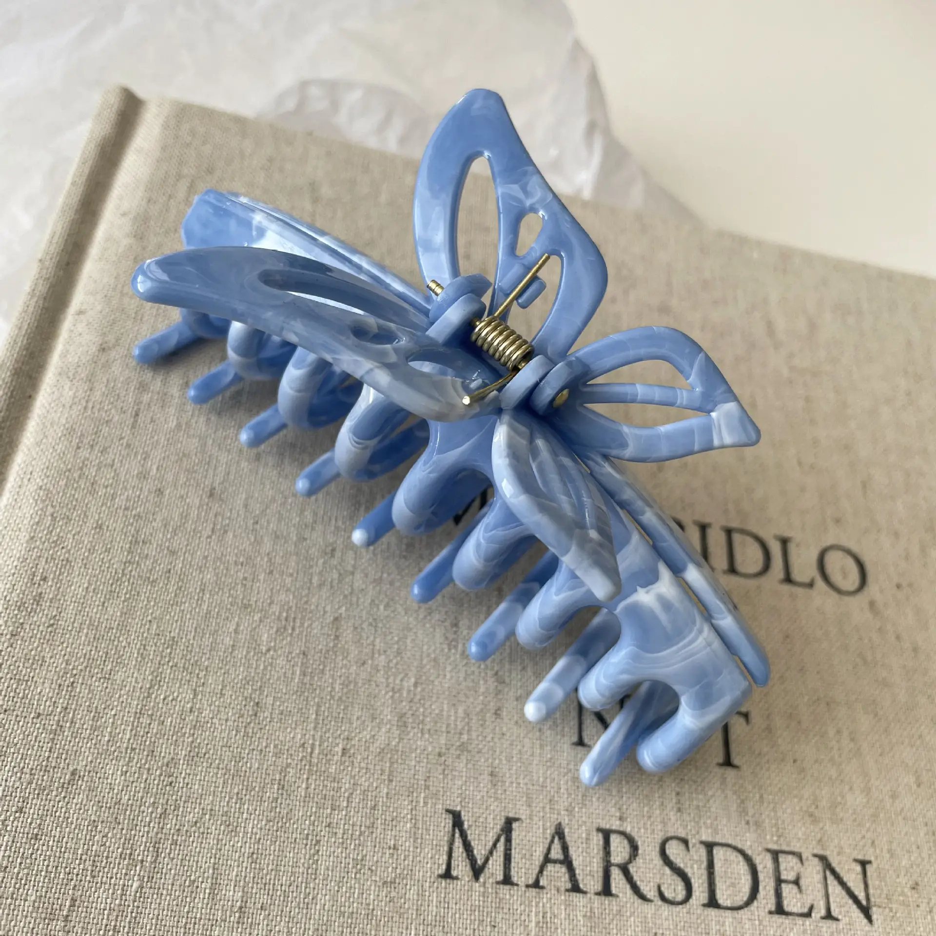 Butterfly Hair Clip High-End Metal Fairy Elegant — feature 40
