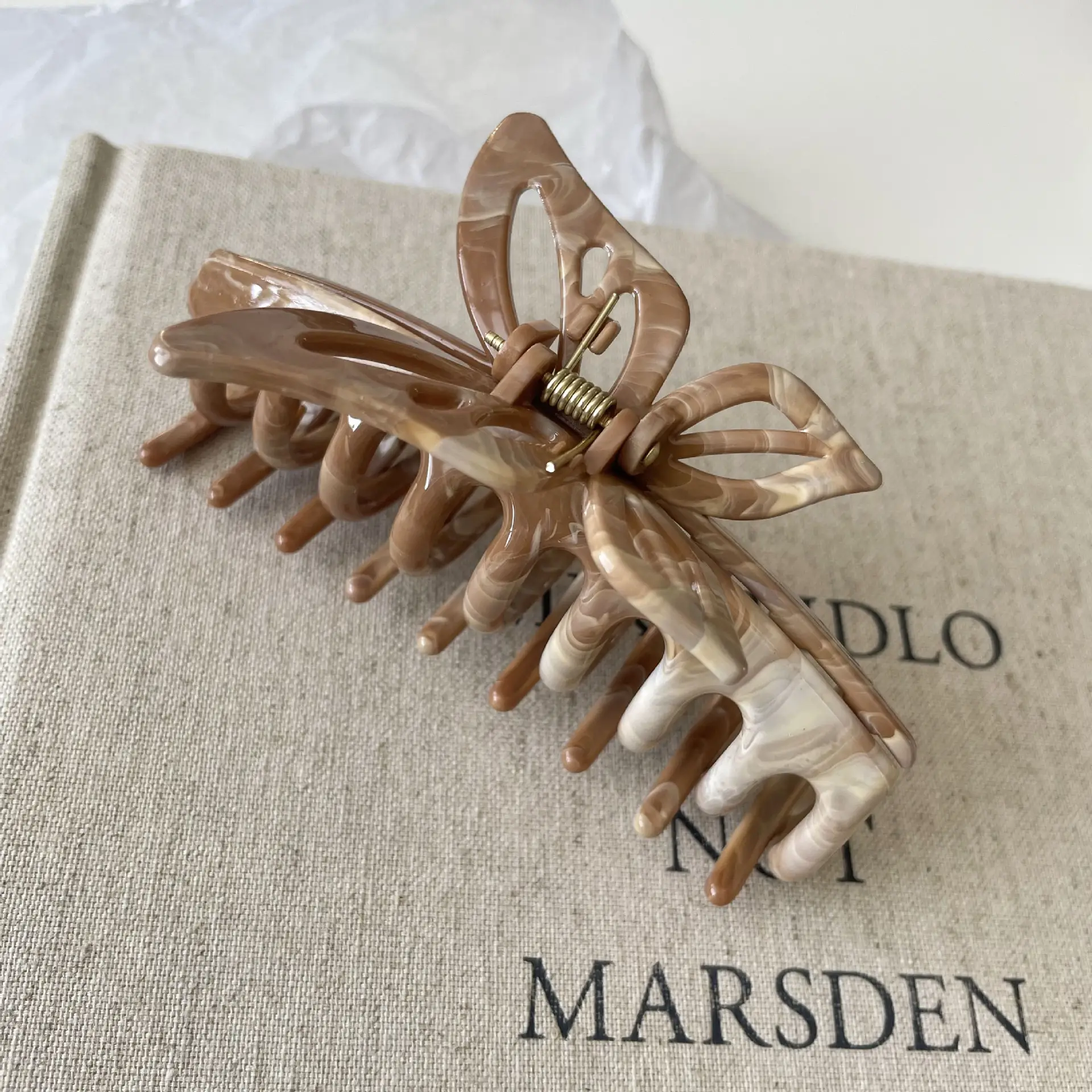 Butterfly Hair Clip High-End Metal Fairy Elegant — feature 43