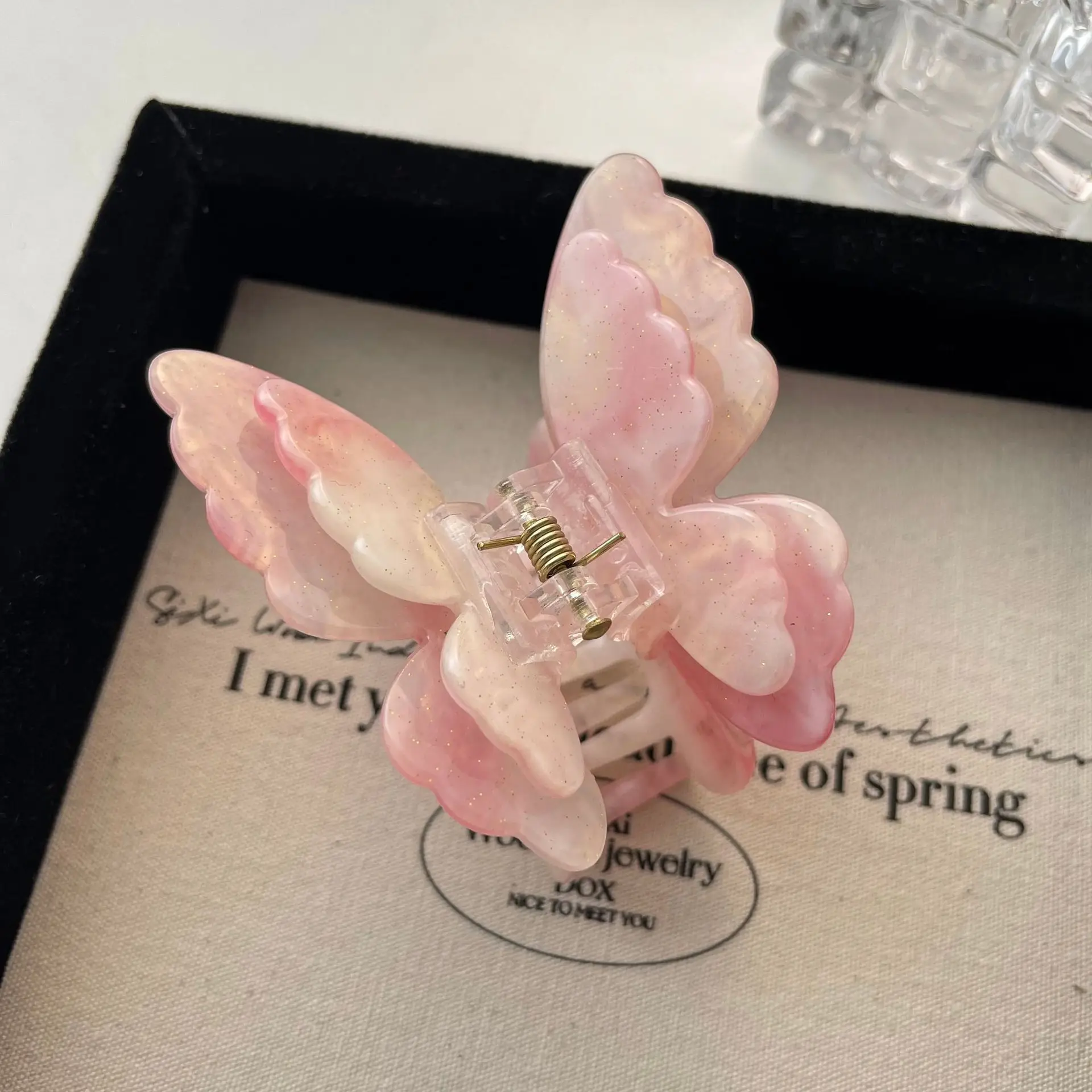 Butterfly Hair Clip High-End Metal Fairy Elegant
