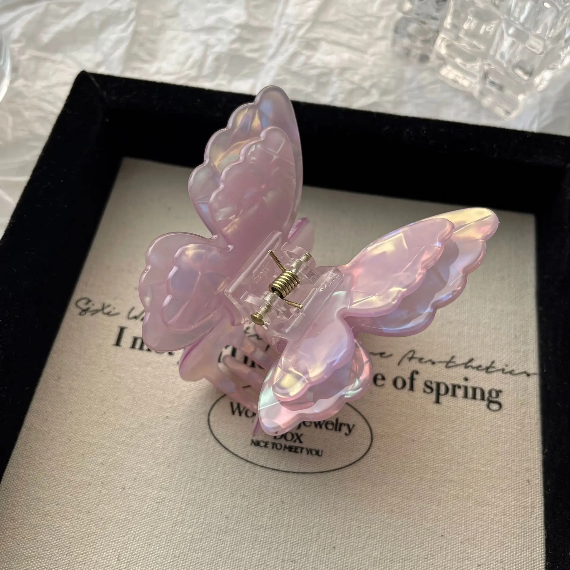 Butterfly Hair Clip High-End Metal Fairy Elegant