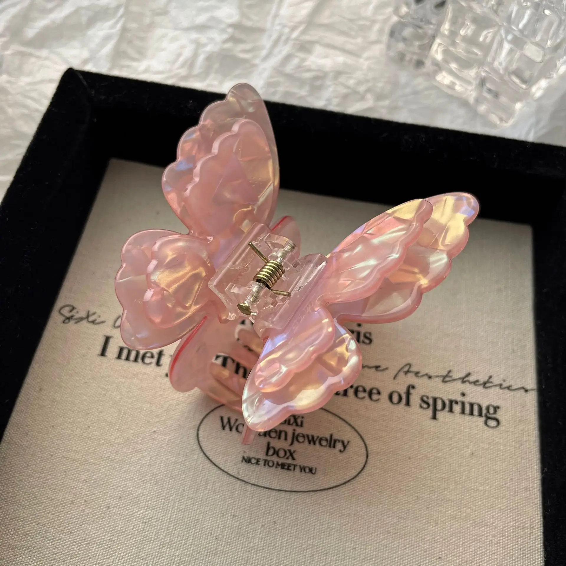 Butterfly Hair Clip High-End Metal Fairy Elegant