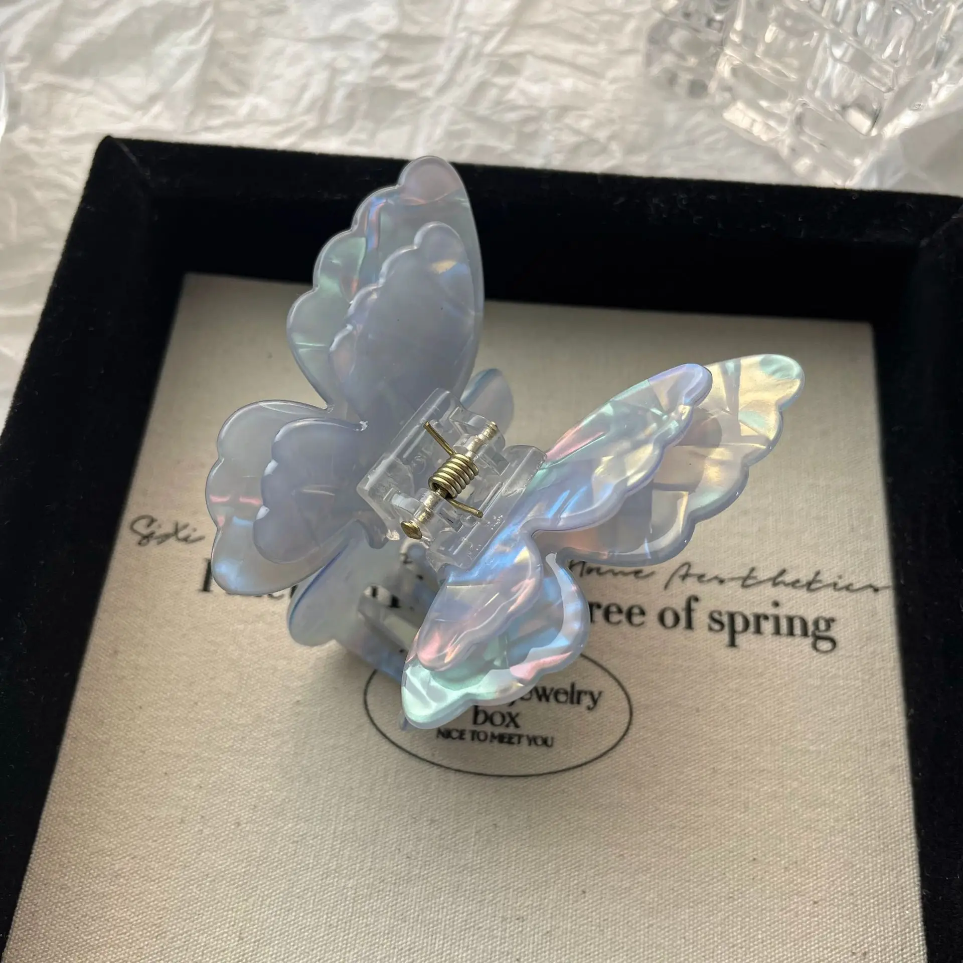 Butterfly Hair Clip High-End Metal Fairy Elegant