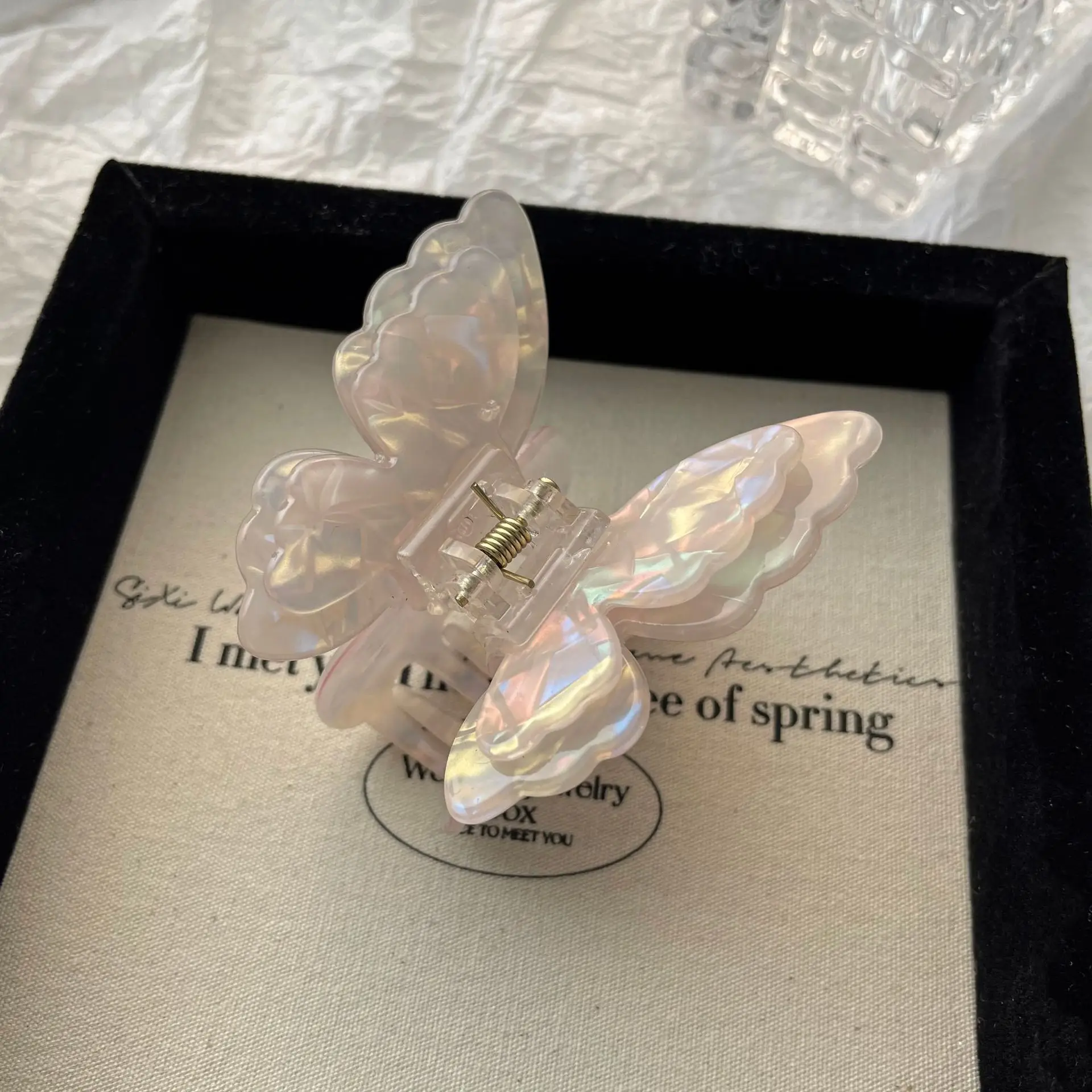 Butterfly Hair Clip High-End Metal Fairy Elegant