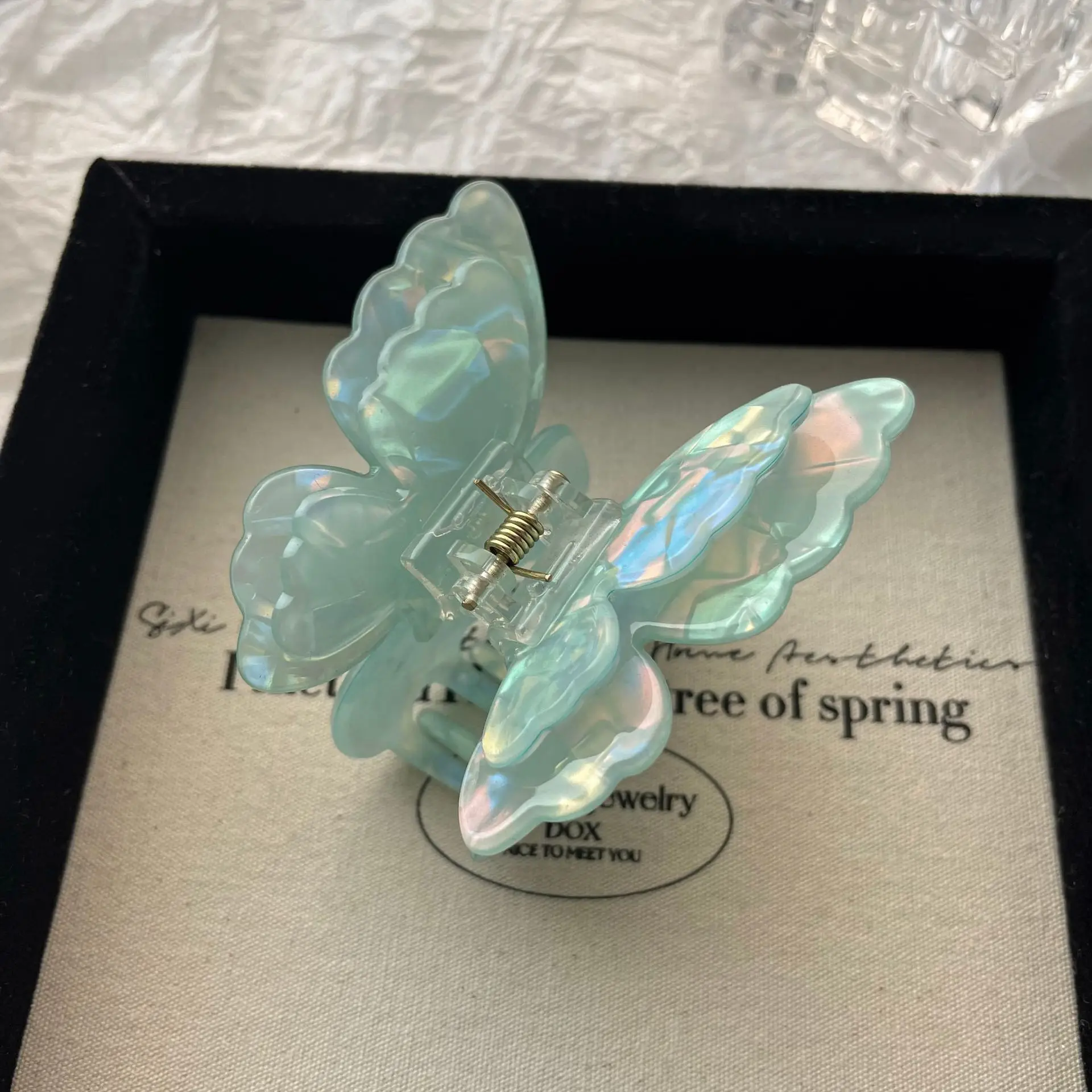 Butterfly Hair Clip High-End Metal Fairy Elegant