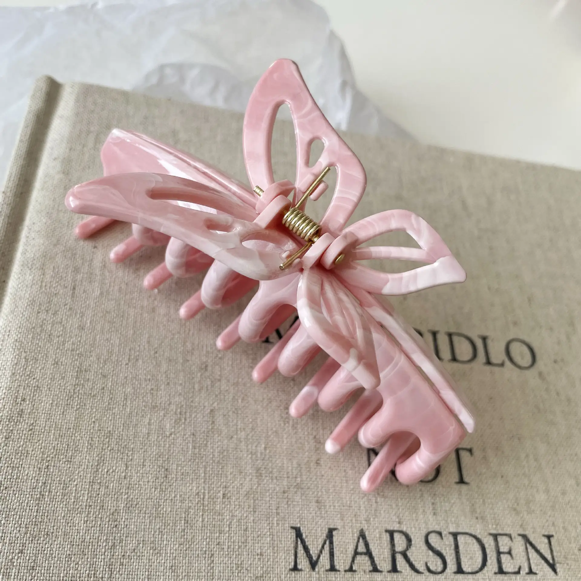 Butterfly Hair Clip High-End Metal Fairy Elegant
