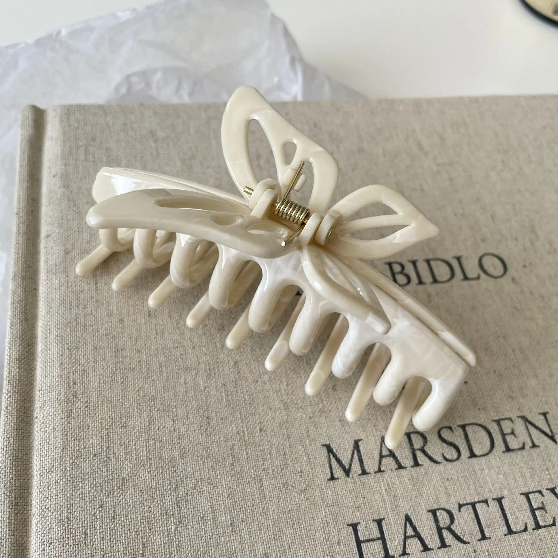Butterfly Hair Clip High-End Metal Fairy Elegant
