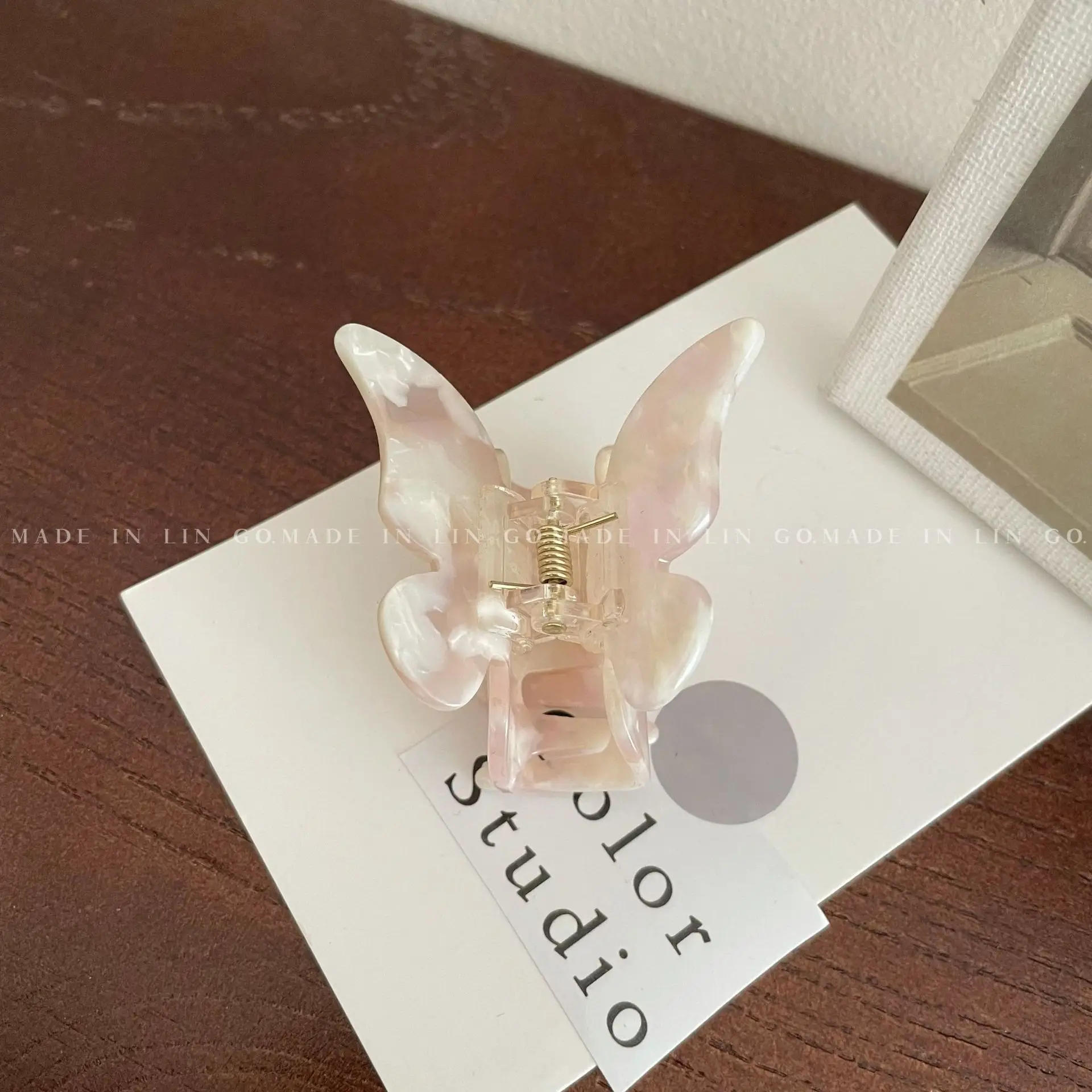 Butterfly Hair Clip High-End Metal Fairy Elegant