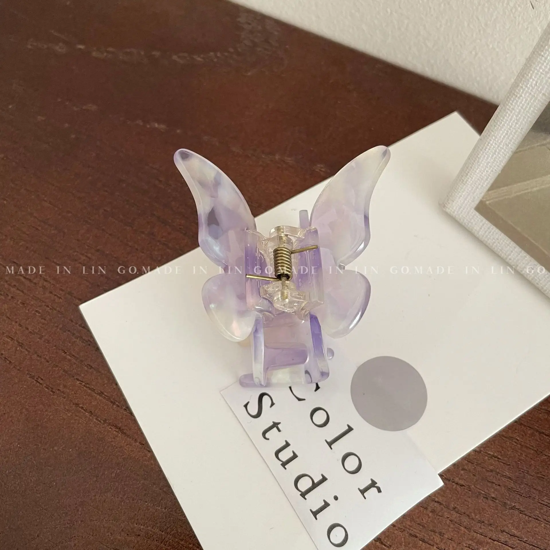 Butterfly Hair Clip High-End Metal Fairy Elegant