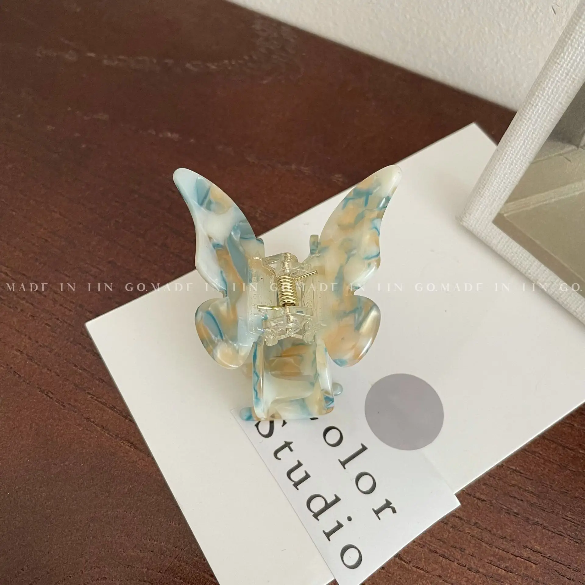 Butterfly Hair Clip High-End Metal Fairy Elegant