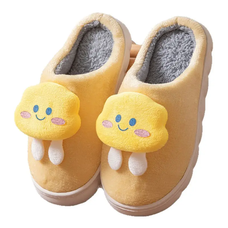 New Style Cotton Slippers with a Stepping-On-Clouds Feel for Men, Winter Indoor Warm Slippers for Women, Home Plush Cotton Slippers - Image 9