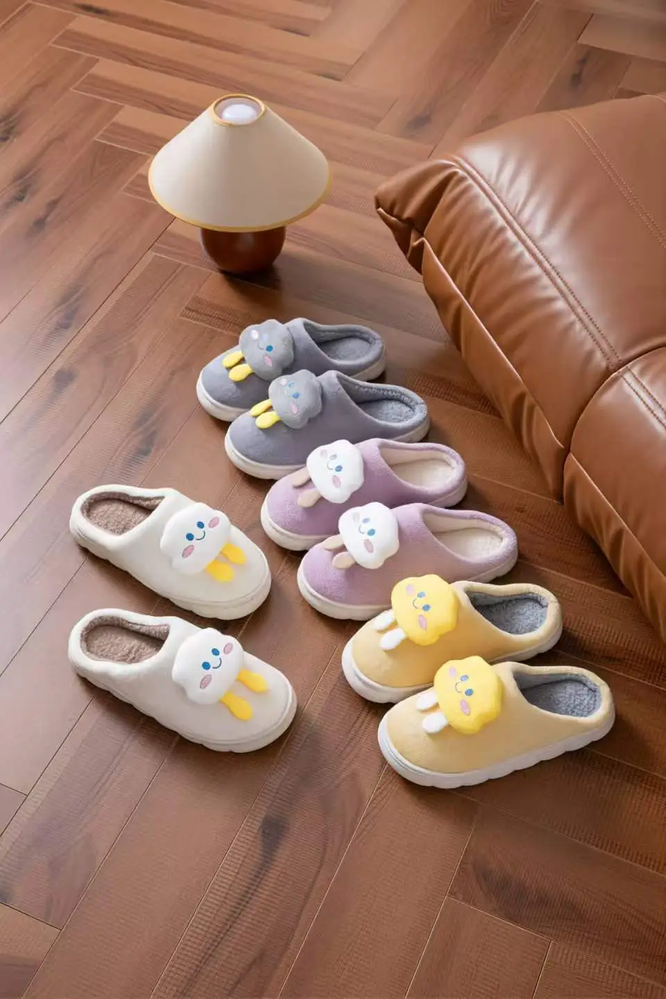 New Style Cotton Slippers with a Stepping-On-Clouds Feel for Men, Winter Indoor Warm Slippers for Women, Home Plush Cotton Slippers — feature 3