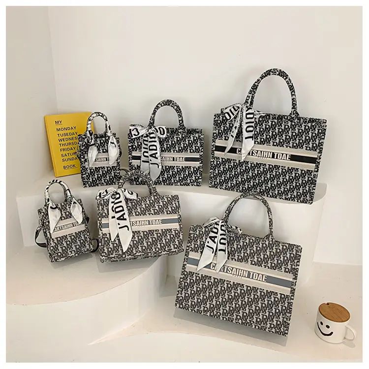Women Cross-Border Fabric Shoulder Tote Bag 2025 Trendy Large Capacity — feature 31