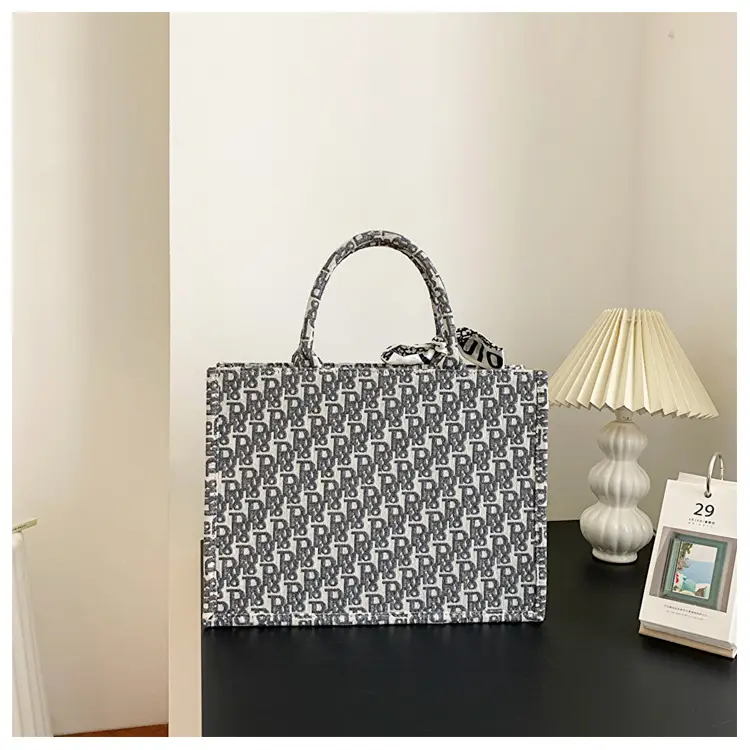 Women Cross-Border Fabric Shoulder Tote Bag 2025 Trendy Large Capacity — feature 36