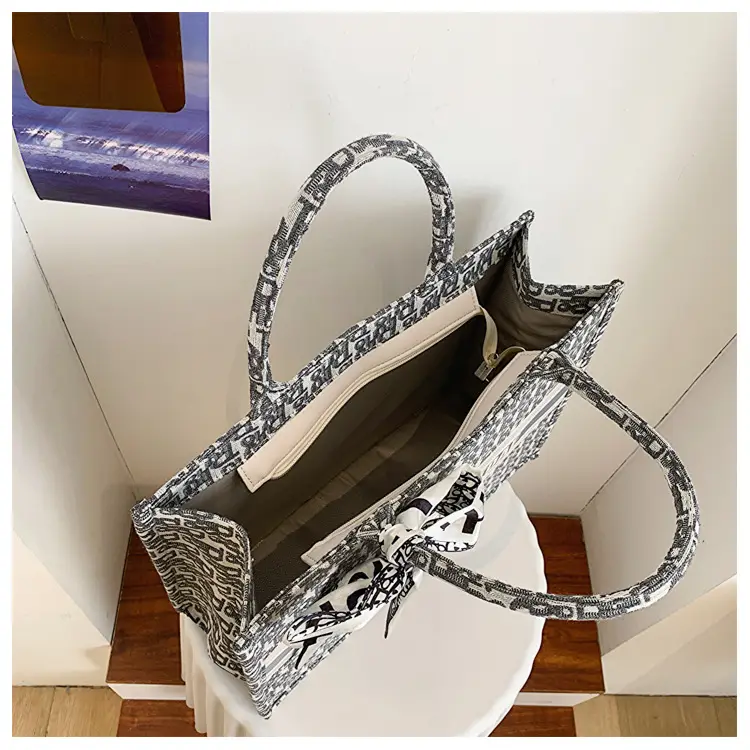 Women Cross-Border Fabric Shoulder Tote Bag 2025 Trendy Large Capacity — feature 39